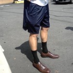 dress socks and shorts